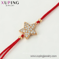 75561 Xuping Jewelry 18K gold color elegant bracelet with star shape